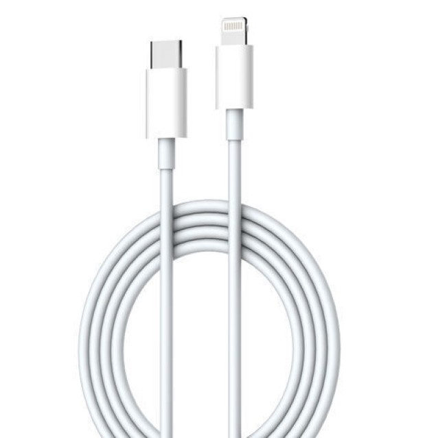 LDNIO καλώδιο Lightning σε USB-C MFi01, MFi, 30W, 480Mbps, 1m, λευκό