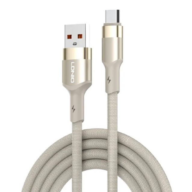 LDNIO καλώδιο USB-C σε USB LS352, 50W, 480Mbps, 2m, μπεζ