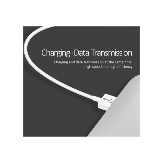 USAMS καλώδιο USB-C σε USB US-SJ285, 2A, 1m, λευκό