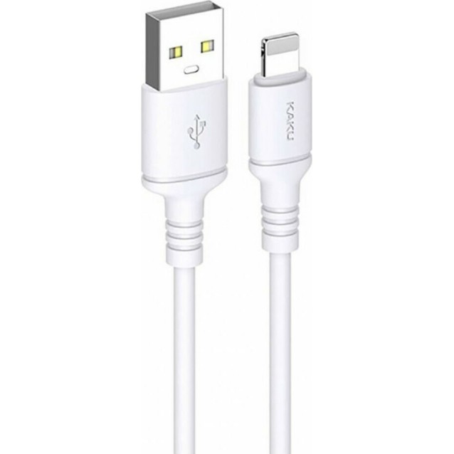 KAKUSIGA καλώδιο Lightning σε USB KSC-421, 2.8A, 480Mbps, 2m, λευκό