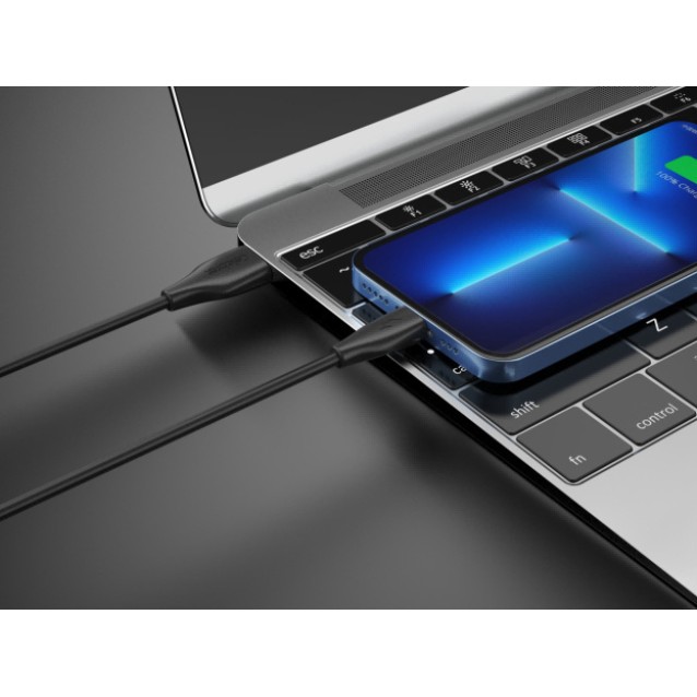 CELEBRAT καλώδιο Lightning σε USB CB-31, 15W, 480Mbps, 1m, μαύρο