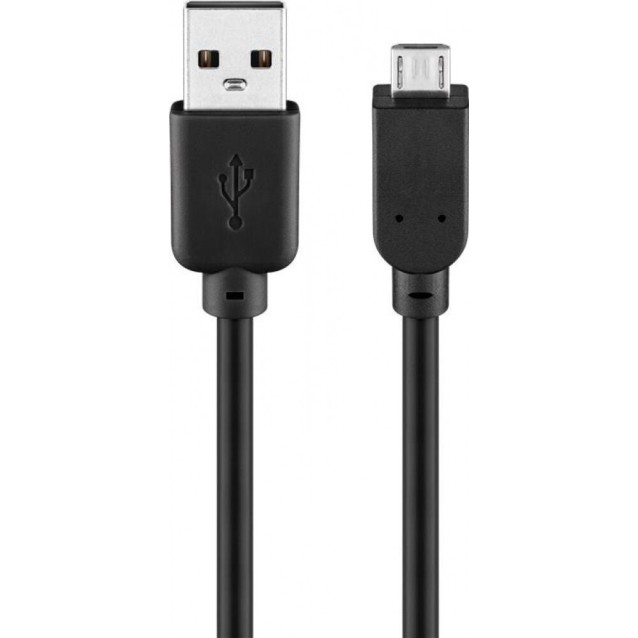 GOOBAY καλώδιο USB 2.0 σε Micro USB 93181, 1.8m, μαύρο