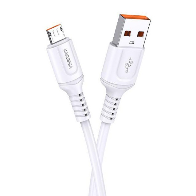 KAKUSIGA καλώδιο micro USB σε USB KSC-805, 12W, 480Mbps, 1m, λευκό