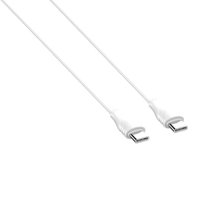 LDNIO καλώδιο USB-C σε USB-C LC131C, 65W PD, 1m, λευκό