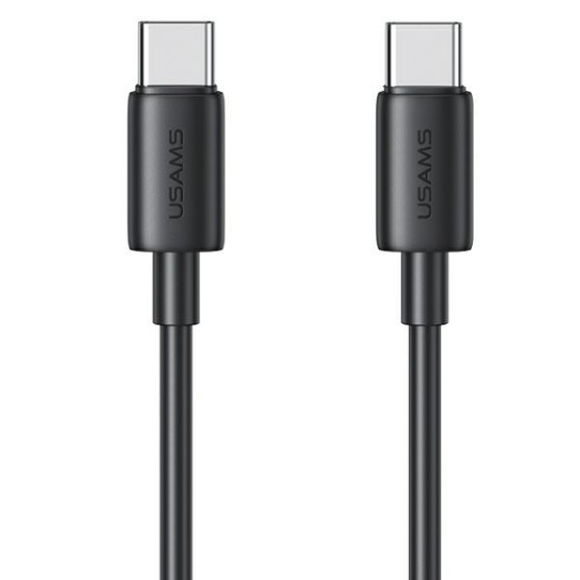 USAMS καλώδιο USB-C US-SJ711, 60W, 480Mbps, 1m, μαύρο