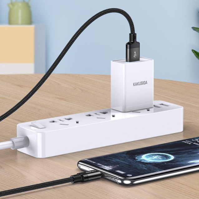 KAKUSIGA καλώδιο USB-C σε USB KSC-970, 15W, 480Mbps, 1m, μαύρο