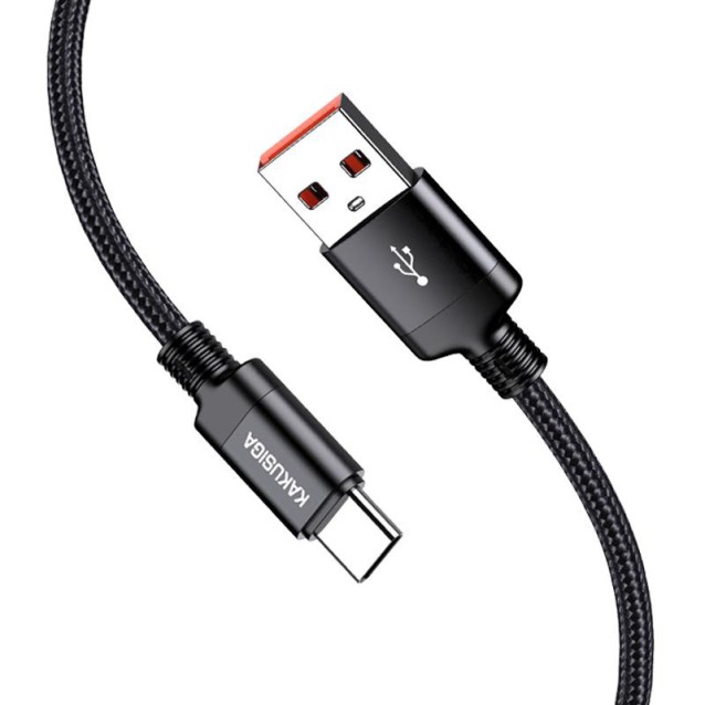 KAKUSIGA καλώδιο USB-C σε USB KSC-970, 15W, 480Mbps, 1m, μαύρο