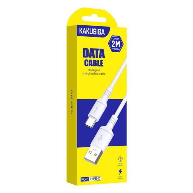 KAKUSIGA καλώδιο USB-C σε USB KSC-421, 2.8A, 480Mbps, 2m, λευκό