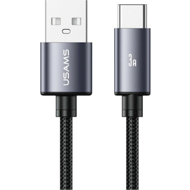USAMS καλώδιο USB-C σε USB SJ767, 3A, 480Mbps, 1m, μαύρο USAMS καλώδιο USB-C σε USB SJ767, 3A, 480Mbps, 1m, μαύρο