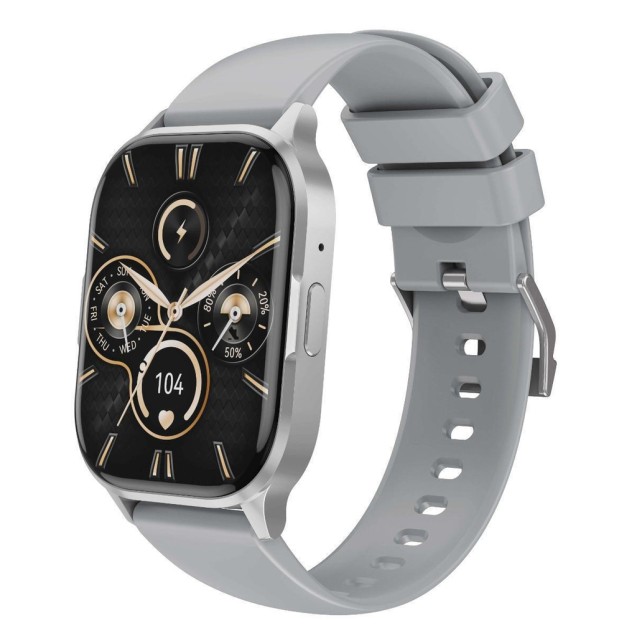 XO J10 AMOLED SCREEN STAR MIST MAGNETIC SQUARE SMART WATCH, CALL FUNCTION, ΓΚΡΙ