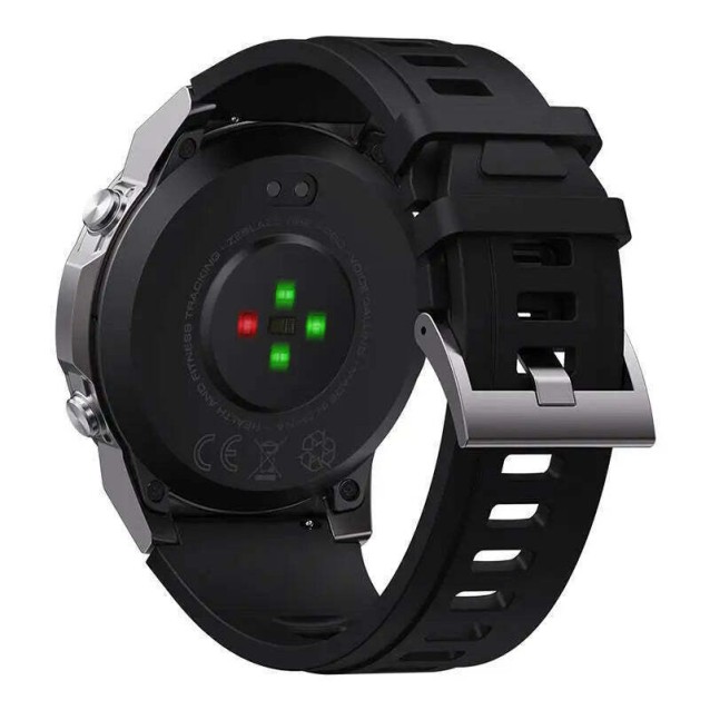 ZEBLAZE smartwatch Vibe 7 Pro, heart rate, 1.43" AMOLED, 3 ATM, ασημί