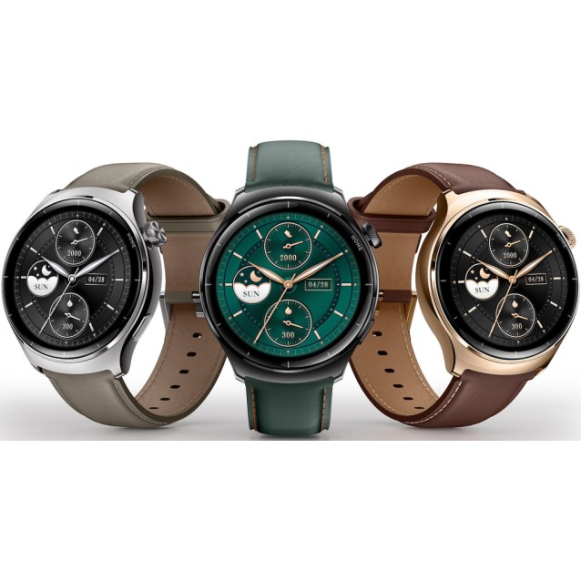 MIBRO smartwatch Lite 3 Pro με 2x λουράκια, heart rate, 1.32" AMOLED, GPS, 5 ATM, γκρι/καφέ