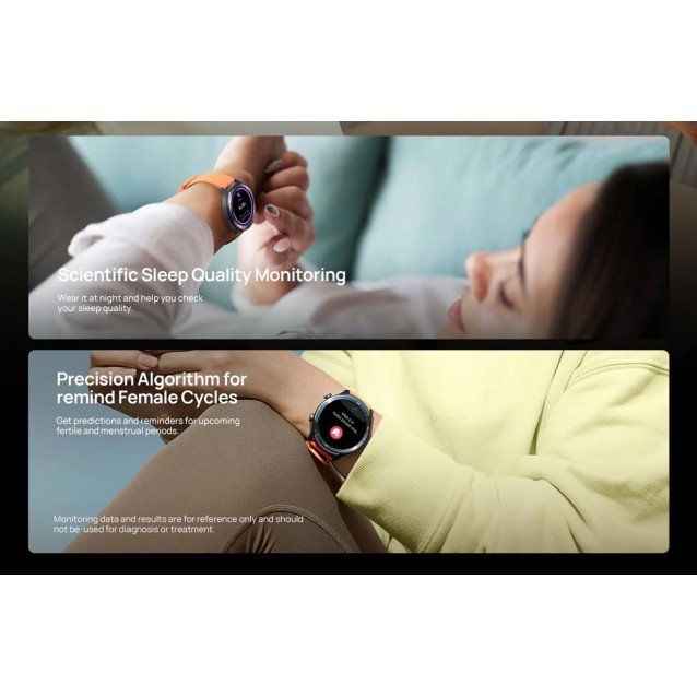MIBRO smartwatch A3, heart rate, 1.39" IPS, GPS, 2 ATM, γκρι