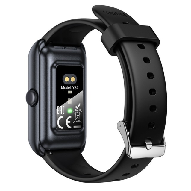 HOCO Y34, SMART WATCH, SPORT, CALL VERSION, ΜΑΥΡΟ