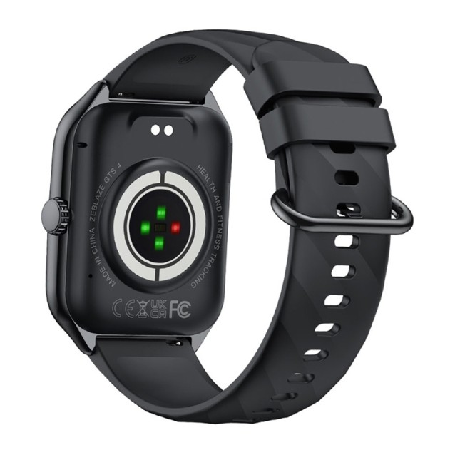 ZEBLAZE smartwatch GTS 4, heart rate, 1.94" AMOLED, IP68, μαύρο