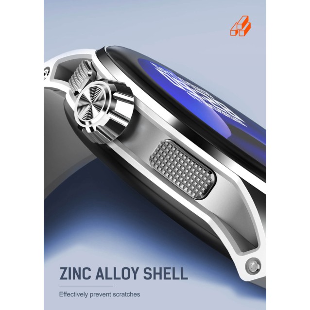 LDNIO smartwatch SW05, heart rate, 1.39" TFT, lP68, μαύρο