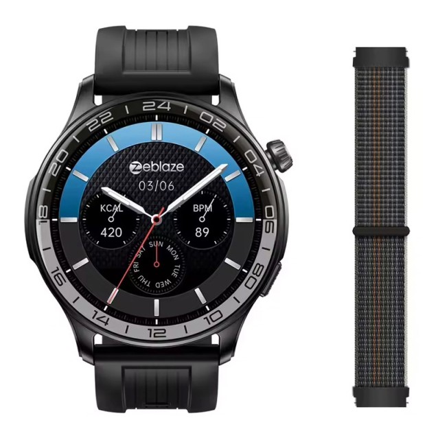 ZEBLAZE smartwatch Btalk 4 Pro, heart rate, 1.43" AMOLED, μαύρο ZEBLAZE smartwatch Btalk 4 Pro, heart rate, 1.43" AMOLED, μαύρο