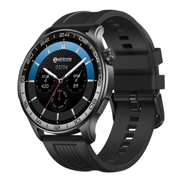 ZEBLAZE smartwatch Btalk 4 Pro, heart rate, 1.43" AMOLED, μαύρο