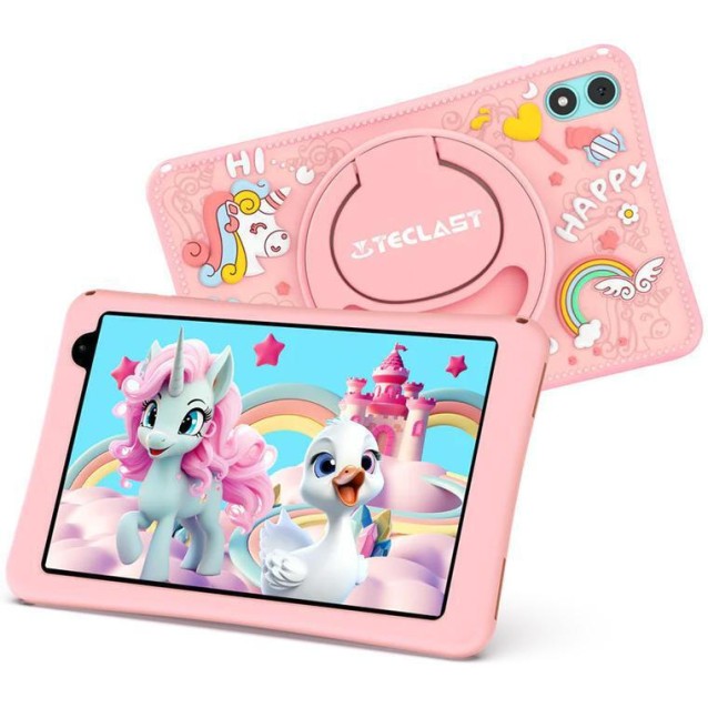 TECLAST tablet P85T Kids, 8" HD, 4/64GB, Android 13, 5000mAh, ροζ