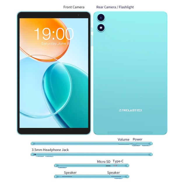 TECLAST tablet P85 2025, 8", 3/64GB, Android 15, 5000mAh, μπλε
