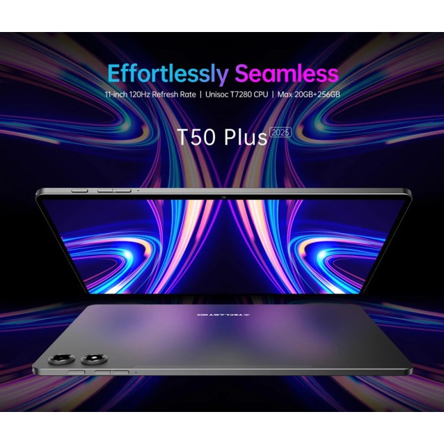 TECLAST tablet T50 Plus 2025, 11", 8/256GB, 4G, Android 15, 8000mAh, γκρι