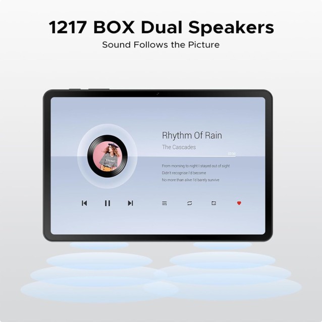 DOOGEE tablet Tab A9, 10.1", 3/64GB, Android 15, 6580mAh, γκρι