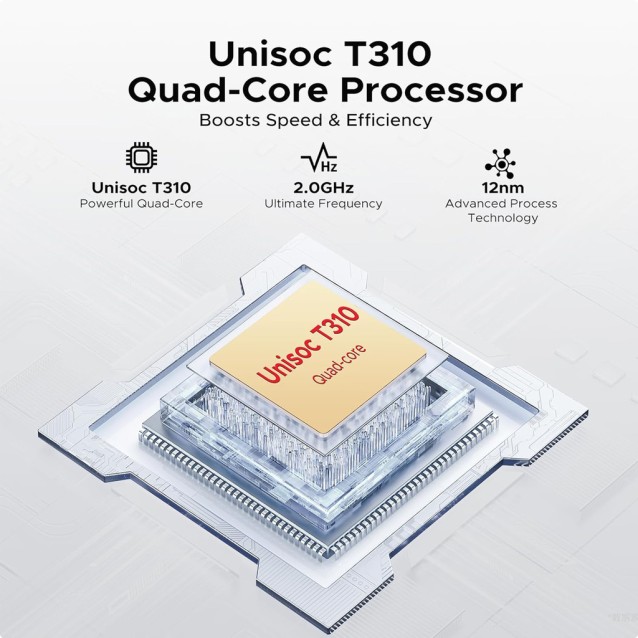 DOOGEE tablet Tab A9, 10.1", 3/64GB, Android 15, 6580mAh, γκρι