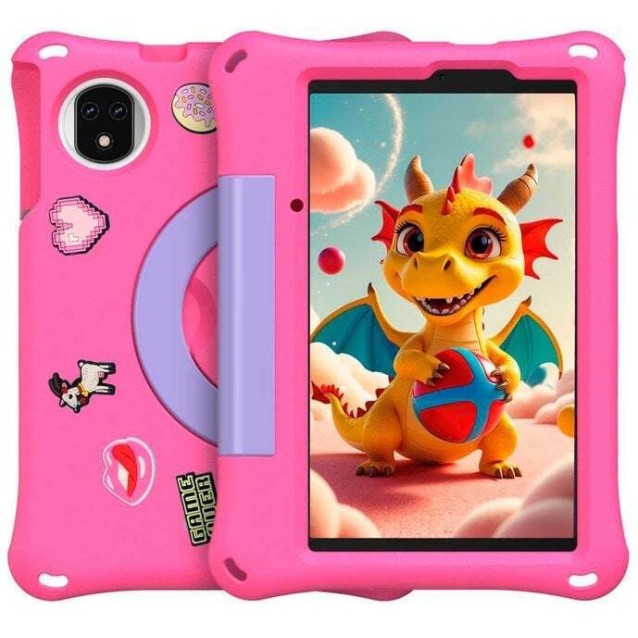 ULEFONE tablet Tab A9 Pro Kids, 8.68", 4/128GB, 4G, Android 15, 5040mAh, ροζ