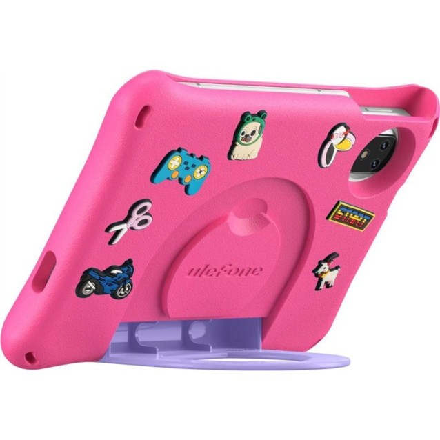 ULEFONE tablet Tab A9 Pro Kids, 8.68", 4/128GB, 4G, Android 15, 5040mAh, ροζ