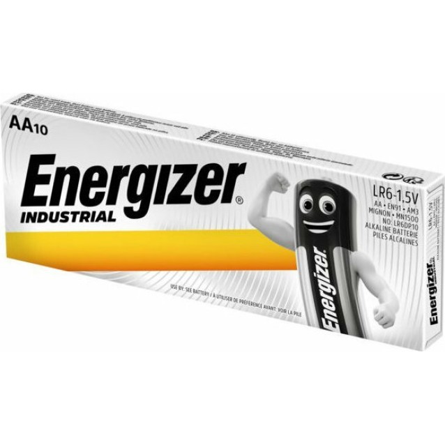 ENERGIZER αλκαλικές μπαταρίες Industrial, AA/LR6, 1.5V, 10τμχ