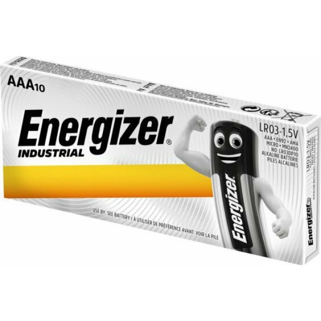 ENERGIZER αλκαλικές μπαταρίες Industrial, AAA/LR03, 1.5V, 10τμχ