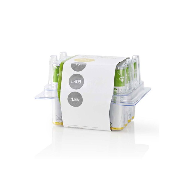 Αλκαλική μπαταρία AAA, 1.5V σε κουτί 20 τεμαχίων