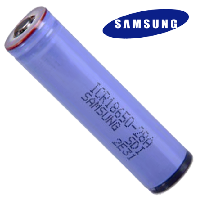 SAMSUNG 18650-2800mAH ΜΠΑΤΑΡΙΑ ΛΙΘΙΟΥ ΜΕ ΠΡΟΣΤΑΣΙΑ