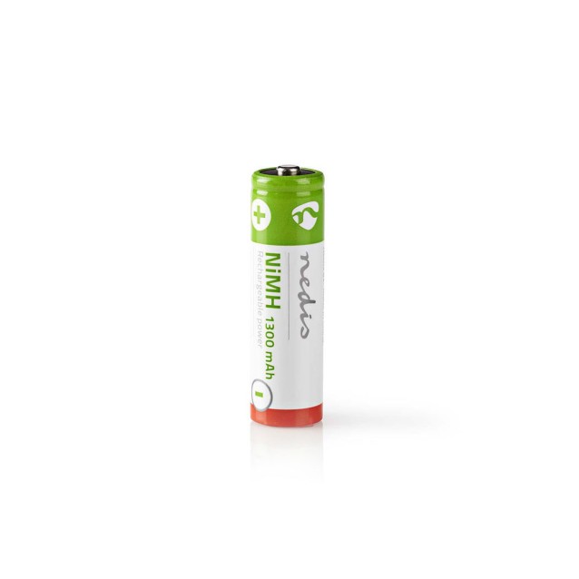 Επαναφορτιζόμενες μπαταρίες ΑΑ Νi-MH 1300 mAh 1.2V Ready to use, σε blister 4 μπαταριών.