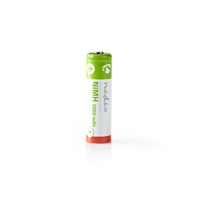 Επαναφορτιζόμενες μπαταρίες ΑΑ Νi-MH 2000 mAh 1.2V Ready to use, σε blister 4 μπαταριών.