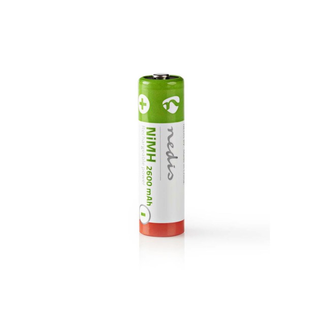 Επαναφορτιζόμενες μπαταρίες ΑΑ Νi-MH 2600 mAh 1.2V Ready to use, σε blister 4 μπαταριών.