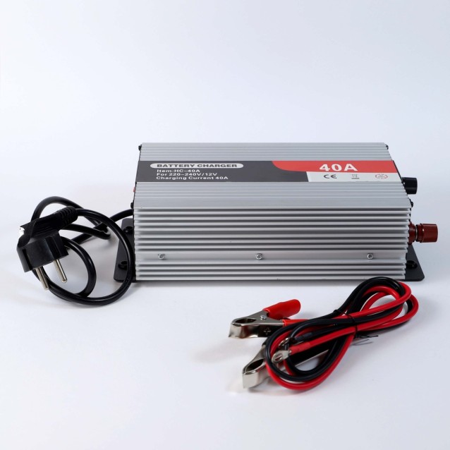 HC-40A ΦΟΡΤΙΣΤΗΣ ΜΠΑΤΑΡΙΩΝ ΜΟΛΥΒΔΟΥ 12V 40A