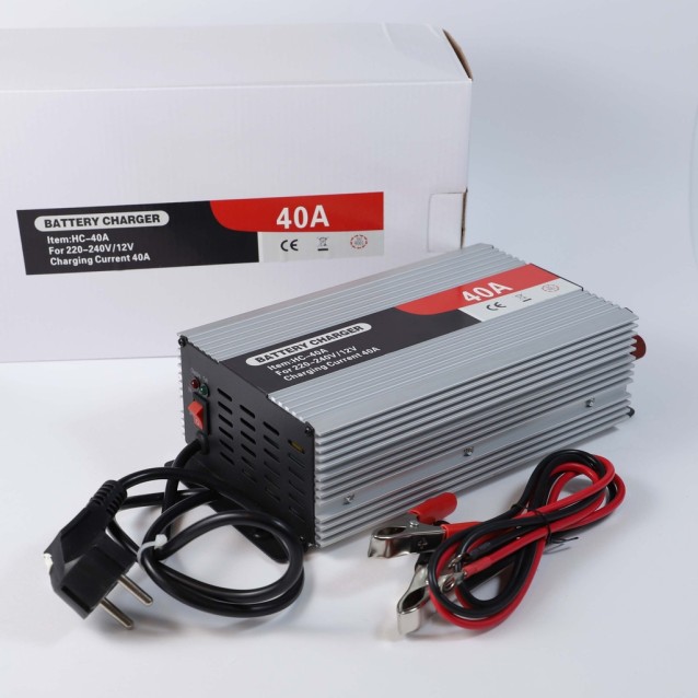 HC-40A ΦΟΡΤΙΣΤΗΣ ΜΠΑΤΑΡΙΩΝ ΜΟΛΥΒΔΟΥ 12V 40A