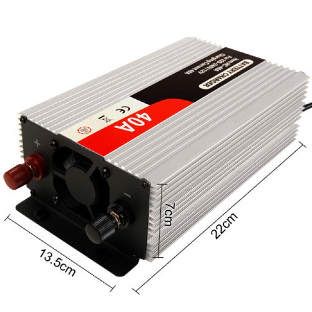 HC-40A ΦΟΡΤΙΣΤΗΣ ΜΠΑΤΑΡΙΩΝ ΜΟΛΥΒΔΟΥ 12V 40A