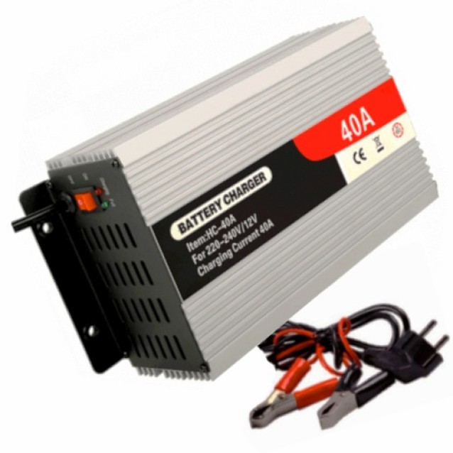 HC-40A ΦΟΡΤΙΣΤΗΣ ΜΠΑΤΑΡΙΩΝ ΜΟΛΥΒΔΟΥ 12V 40A