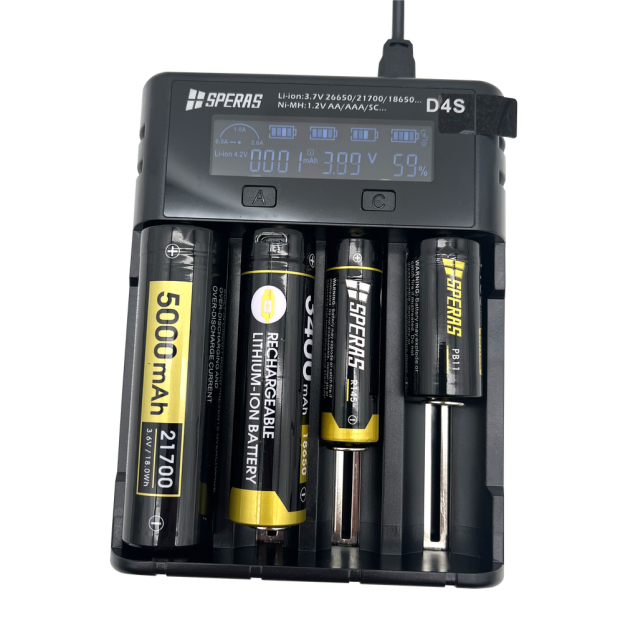 SPERAS SP-D4S ΦΟΡΤΙΣΤΗΣ ΜΠΑΤΑΡΙΩΝ