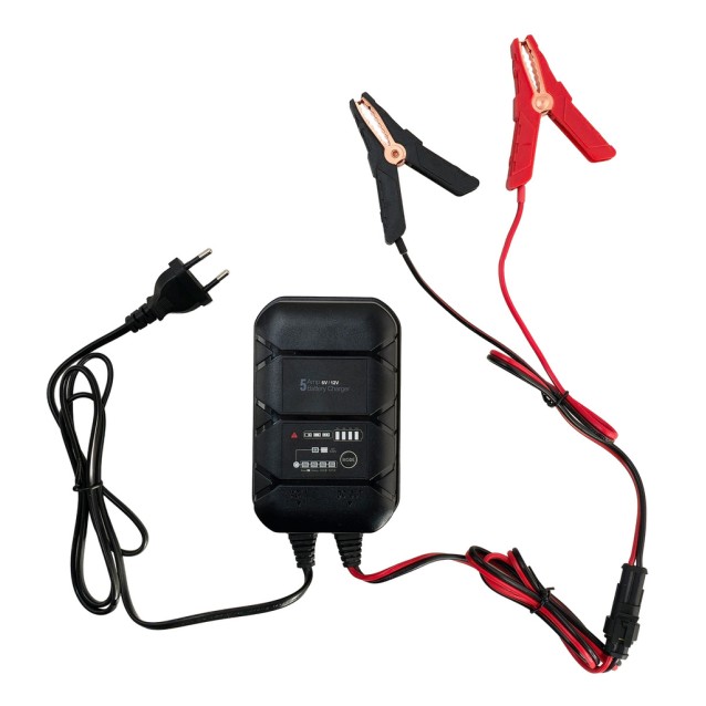 BYGD φορτιστής & συντηρητής μπαταρίας αυτοκινήτου S5000, 6V/2A 12V/5A