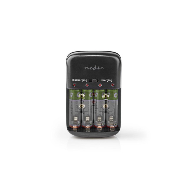 Φορτιστής για μπαταρίες NiCd και Ni-MH AA / AAA / 9V.