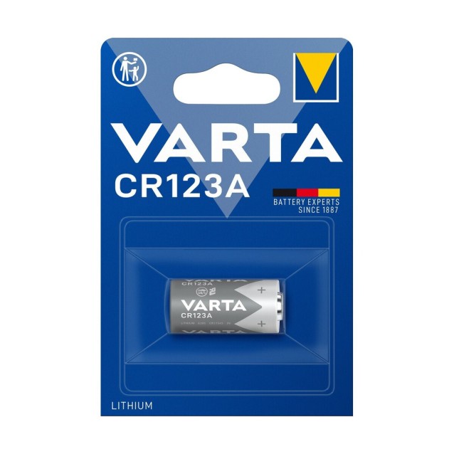 VARTA μπαταρία λιθίου CR123A, 3V, 1τμχ
