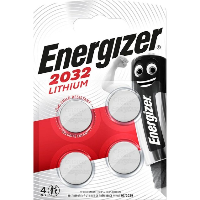 ENERGIZER μπαταρία λιθίου, CR2032, 3V, 4τμχ
