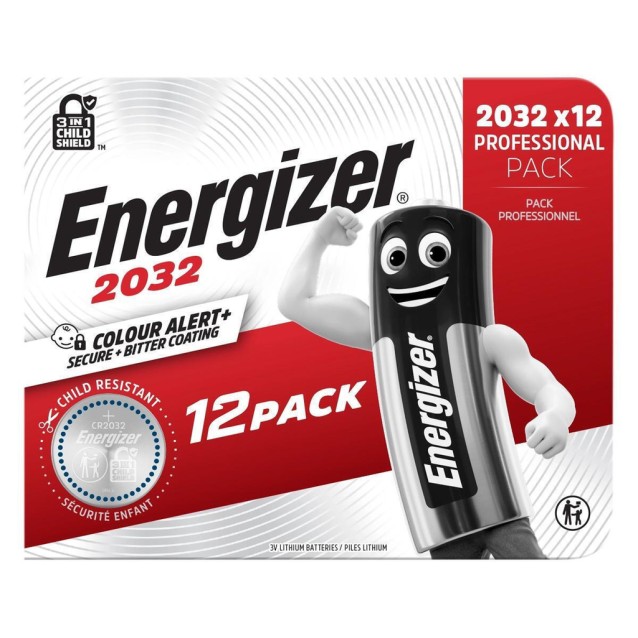 ENERGIZER μπαταρία λιθίου, CR2032, 3V, 12τμχ