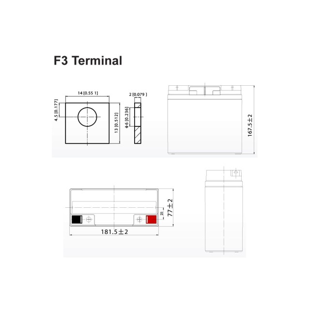 Μπαταρία μολύβδου ULTRACELL 12V 18Ah