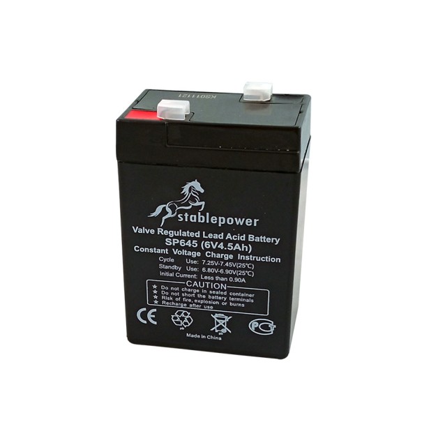 SP645 Επαναφορτιζόμενη Μπαταρία Μολύβδου 6Volt / 4,5Ah
