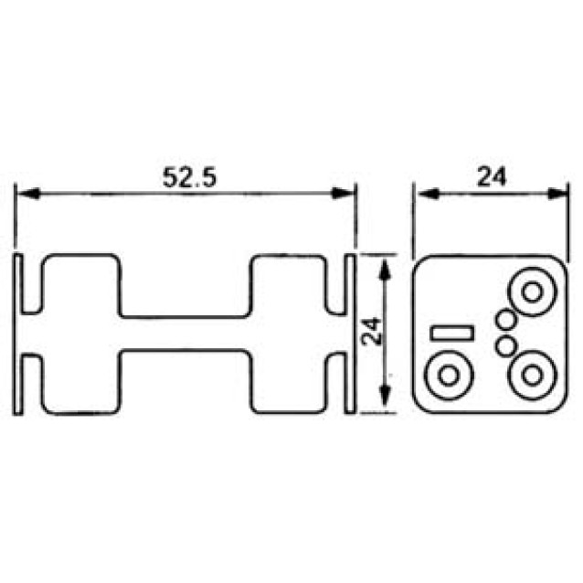 ΜΠΑΤΑΡΙΟΘΗΚΗ 4 ΜΠΑΤΑΡΙΩΝ AΑΑ ΜΕ SOLDER LUG BH0030B LZ