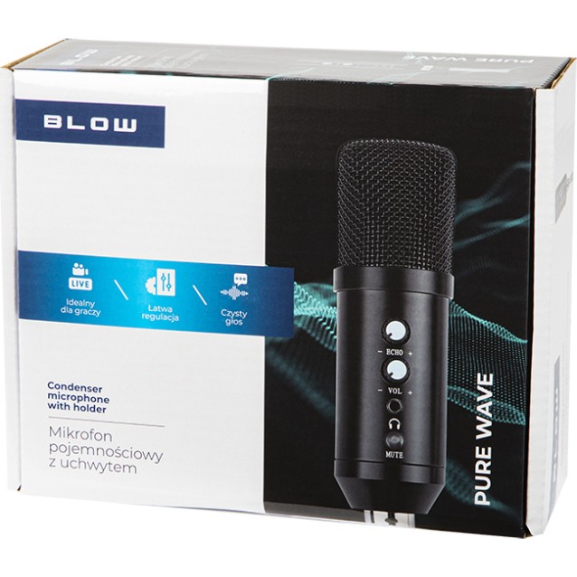 Μικρόφωνο πυκνωτικό με βάση Pure Wave BLOW DM-33-051